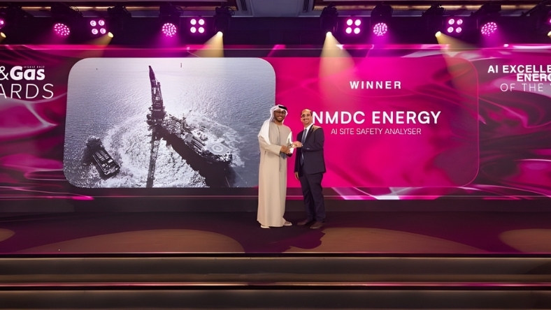 NMDC Energy AI Site Safety Analyser win announced at awards ceremony